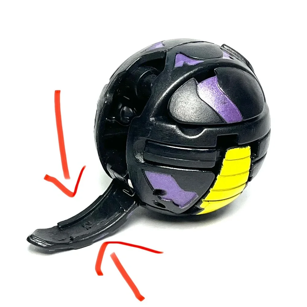 Bakugan‎ Midnight Percival Darkus Black Purple Spin Master New Vestroia READ